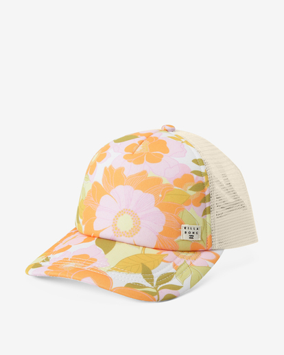 0 Heritage Mashup Trucker Hat Orange JAHTBHER Billabong