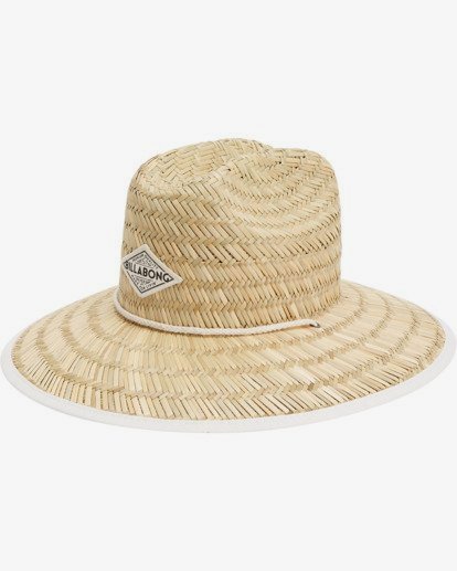 2 Tipton Straw Lifeguard Hat White JAHWNBTI Billabong