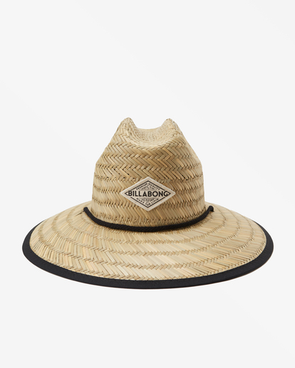 2 Tipton Straw Lifeguard Hat Black JAHWNBTI Billabong