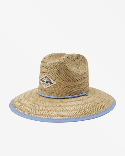 1 Tipton Straw Lifeguard Hat Blue JAHWNBTI Billabong