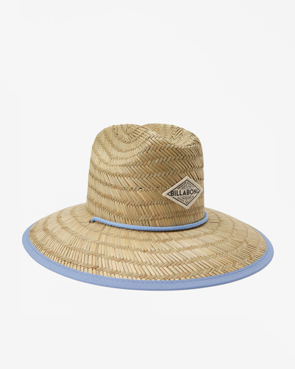 3 Tipton Straw Lifeguard Hat Blue JAHWNBTI Billabong