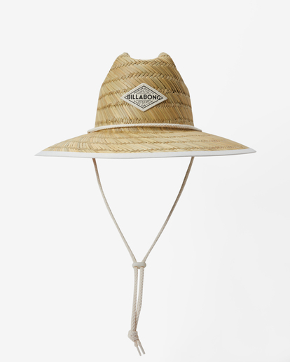 Kick Back Straw Lifeguard Hat