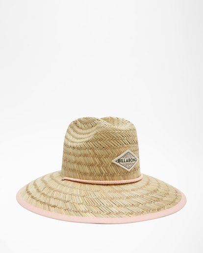 6 Tipton Straw Lifeguard Hat Pink JAHWNBTI Billabong