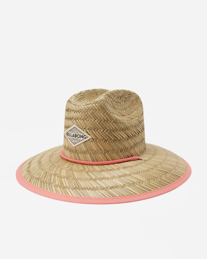 1 Tipton Straw Lifeguard Hat Pink JAHWNBTI Billabong
