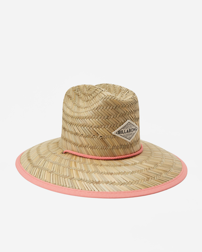3 Tipton Straw Lifeguard Hat Pink JAHWNBTI Billabong