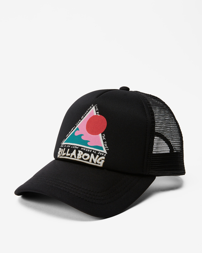 0 Across Waves Trucker Hat Black JAHWQBAC Billabong