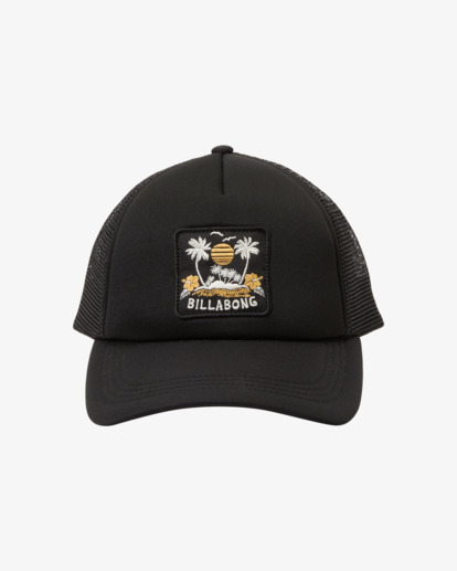 3 Across Waves Trucker Hat Black JAHWQBAC Billabong