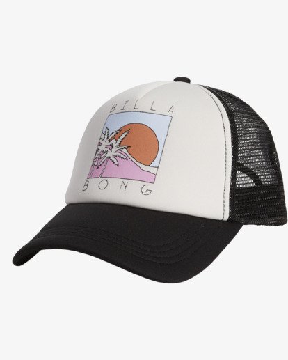 1 Across Waves Trucker Hat Black JAHWQBAC Billabong
