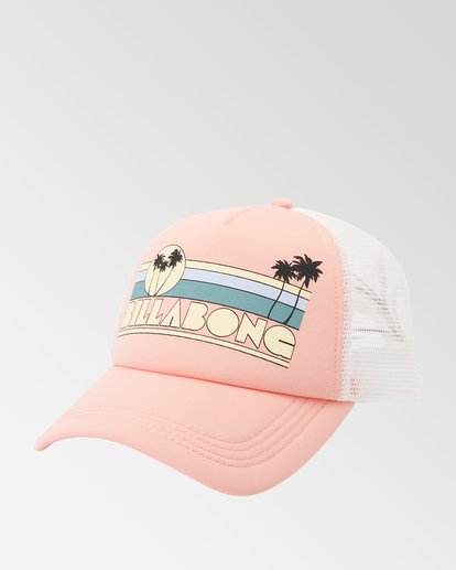 0 Across Waves Trucker Hat Pink JAHWQBAC Billabong