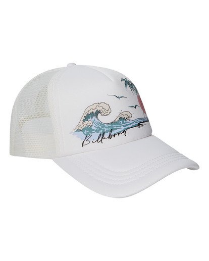3 Across Waves Trucker Hat Green JAHWQBAC Billabong