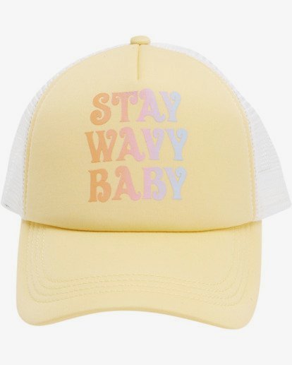 1 Across Waves Trucker Hat Yellow JAHWQBAC Billabong