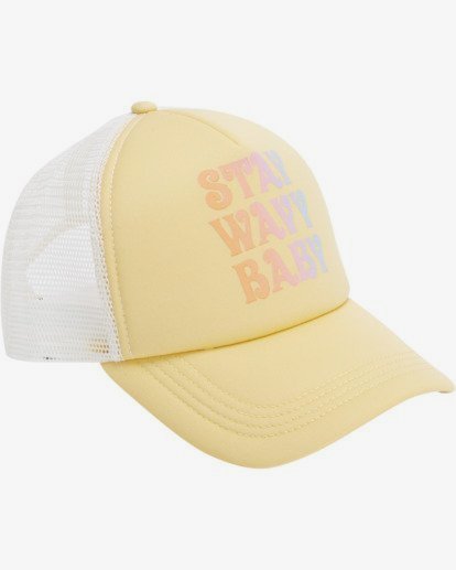 2 Across Waves Trucker Hat Yellow JAHWQBAC Billabong