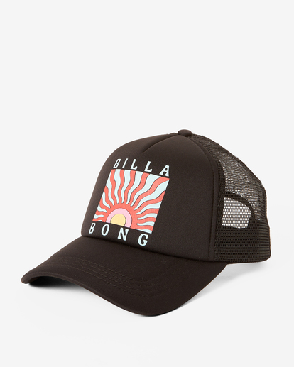 2 Across Waves Trucker Hat Red JAHWQBAC Billabong