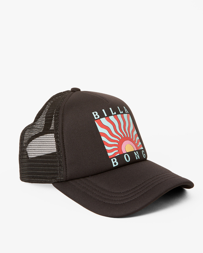 4 Across Waves Trucker Hat Red JAHWQBAC Billabong