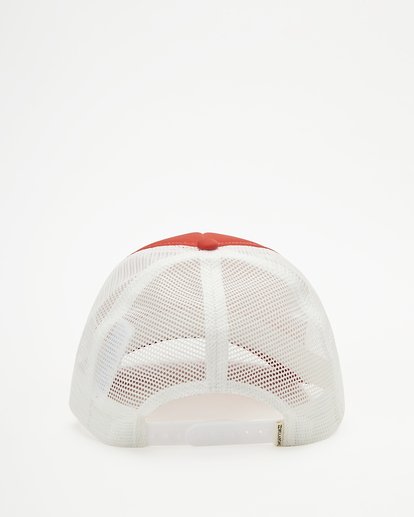 3 Across Waves Trucker Hat Red JAHWQBAC Billabong