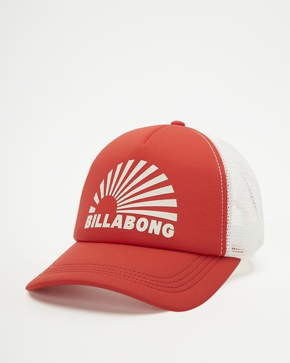 0 Across Waves Trucker Hat Red JAHWQBAC Billabong