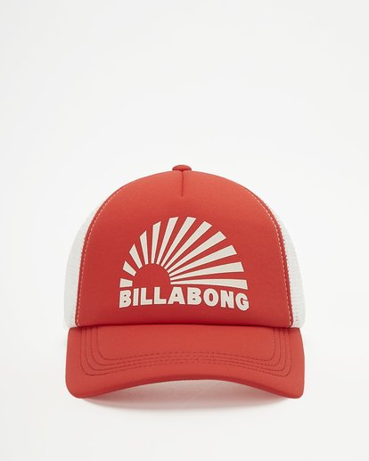 1 Across Waves Trucker Hat Red JAHWQBAC Billabong