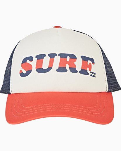 0 Across Waves Trucker Hat Blue JAHWQBAC Billabong