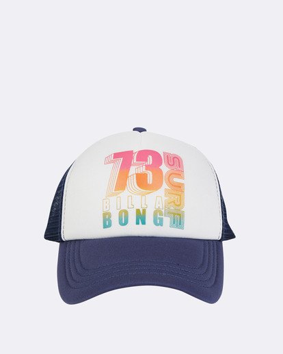 0 Across Waves Trucker Hat Blue JAHWQBAC Billabong