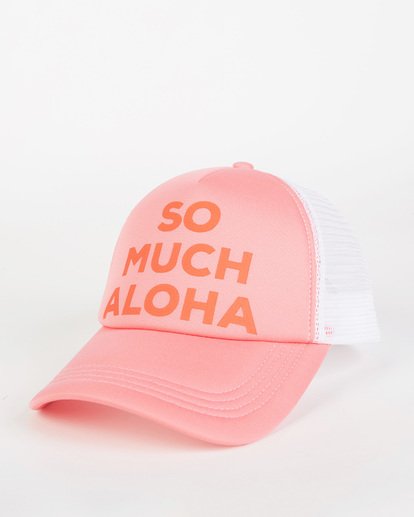 0 Across Waves Trucker Hat Pink JAHWQBAC Billabong
