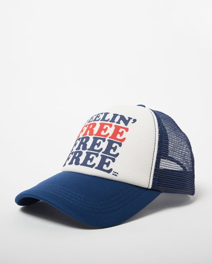 0 Across Waves Trucker Hat Blue JAHWQBAC Billabong