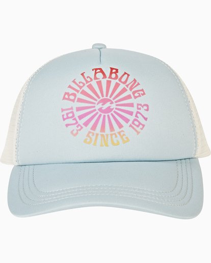 1 Across Waves Trucker Hat Blue JAHWQBAC Billabong