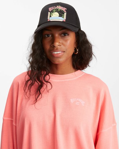 0 Across Waves Trucker Hat Pink JAHWQBAC Billabong