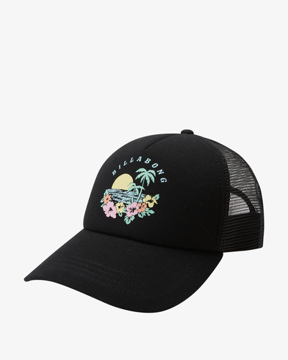 0 Aloha Forever Trucker Hat Black JAHWQBAL Billabong