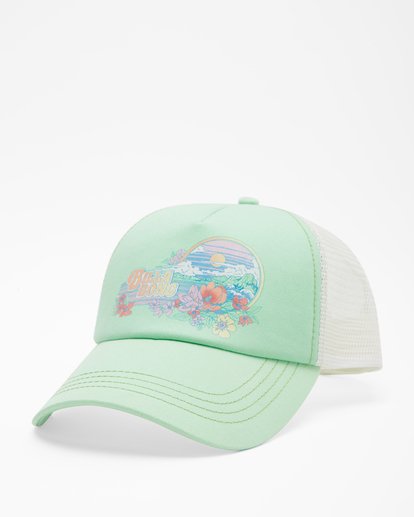 2 Aloha Forever Trucker Hat Green JAHWQBAL Billabong