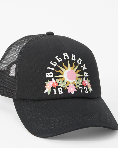 6 Aloha Forever Trucker Hat Black JAHWQBAL Billabong