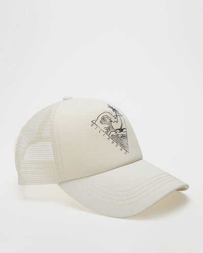 2 Aloha Forever Trucker Hat White JAHWQBAL Billabong