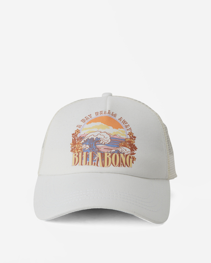 2 Aloha Forever Trucker Hat White JAHWQBAL Billabong