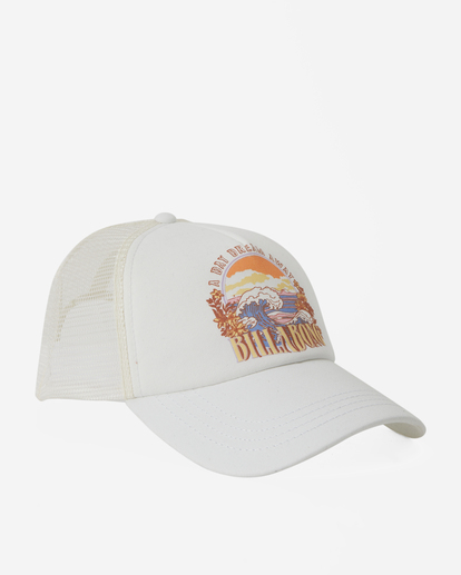 3 Aloha Forever Trucker Hat White JAHWQBAL Billabong