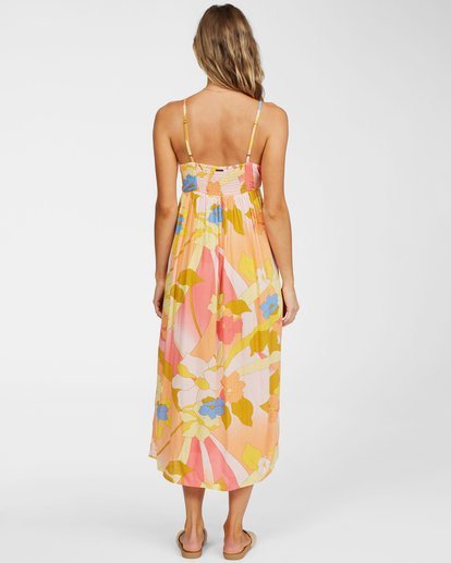 2 Twist It Dress Orange JD732BTW Billabong