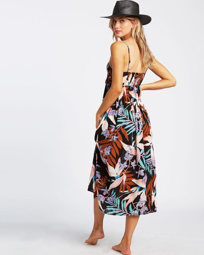 3 Twist It Dress Black JD732BTW Billabong