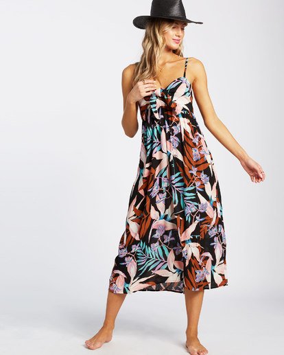 1 Twist It Dress Black JD732BTW Billabong
