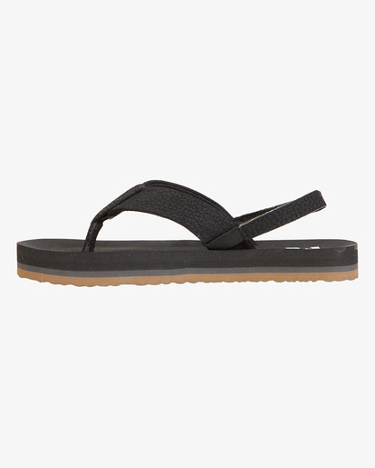 3 Boy's 2-7 Stoked Sandals Black KFOT1BST Billabong