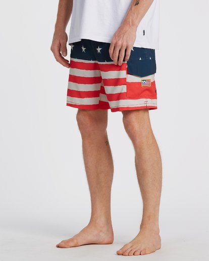 billabong american flag board shorts