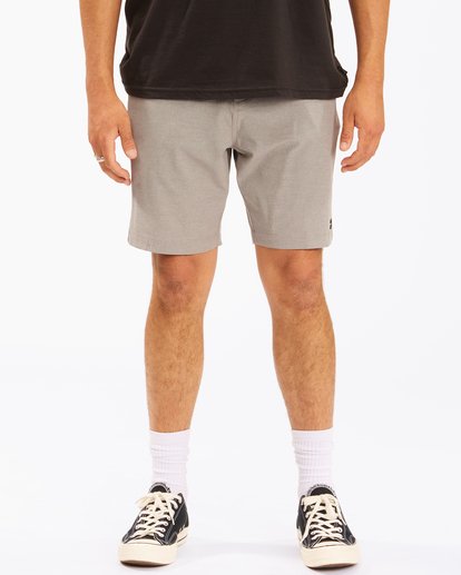 2 Crossfire X  Mid Submersible Short 19" Grey M2011BCM Billabong