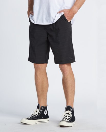 4 Crossfire Slub Submersible Short 21" Black M2031BCS Billabong
