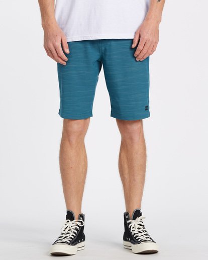 2 Crossfire Slub Submersible Short 21" Blue M2031BCS Billabong