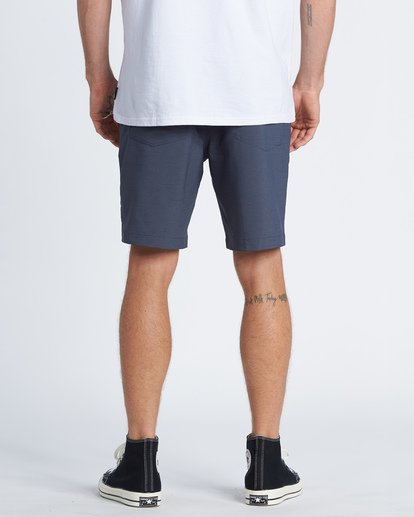 4 A/Div Surftrek Wick Short 20" Blue M2161BSW Billabong