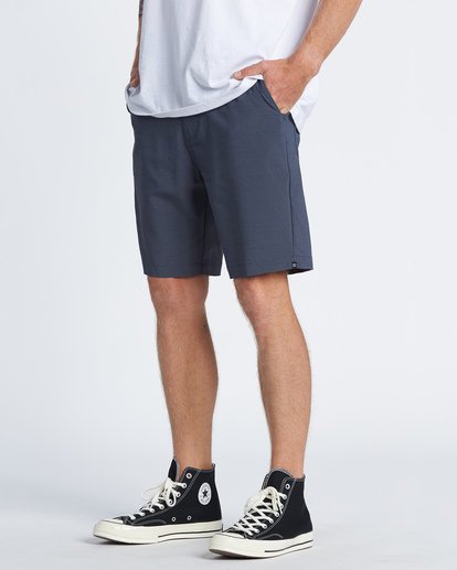 3 A/Div Surftrek Wick Short 20" Blue M2161BSW Billabong