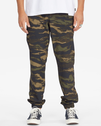 0 A/Div Transport Elastic Waist Pants Black M3153BTP Billabong