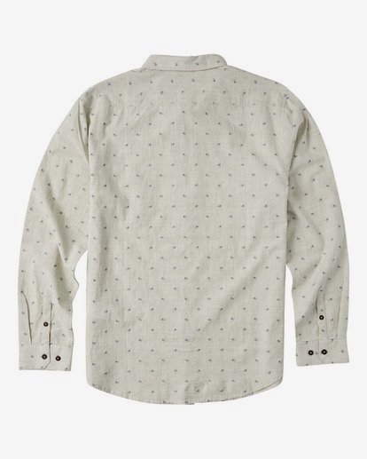 4 All Day Jacquard Long Sleeve Shirt Red M5223BAJ Billabong