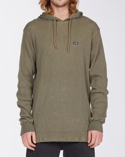 0 Keystone Pullover Thermal Hoodie Green M9013BKE Billabong