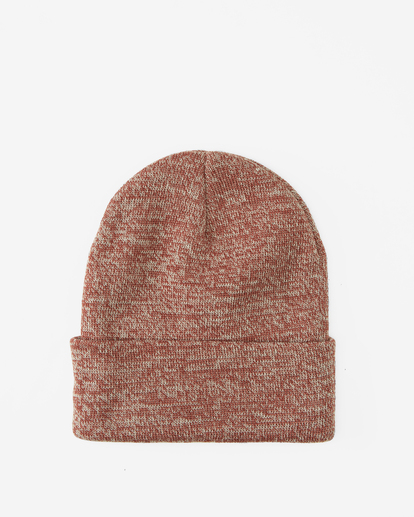 1 Stacked Heather Beanie Red MABN3BSH Billabong