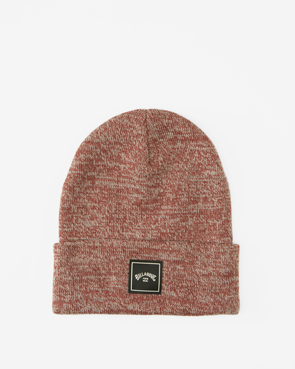 0 Stacked Heather Beanie Red MABN3BSH Billabong
