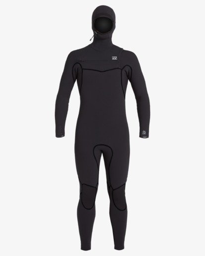 3 5/4 Furnace Hooded Wetsuit Black MWFU3BH5 Billabong