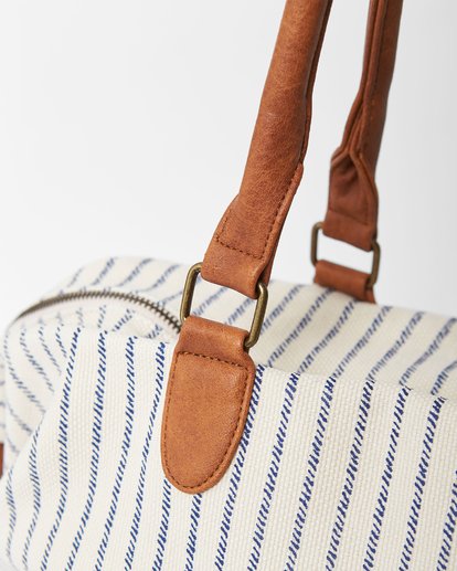 Striped weekender on sale